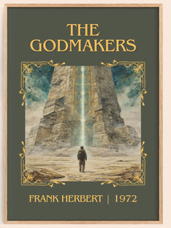 The Godmakers Classic Book Art Print by Frank Herbert – book poster