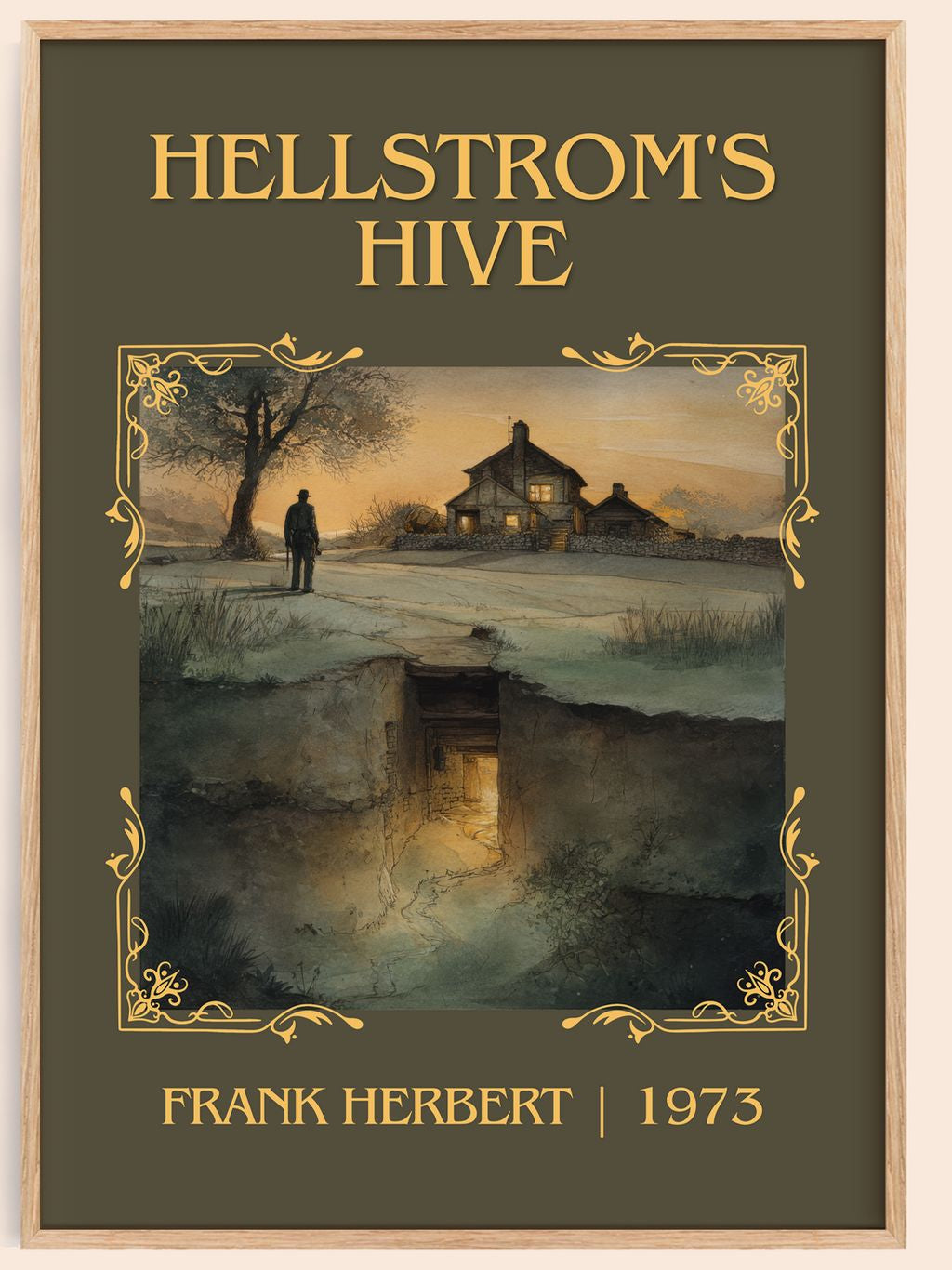 Hellstrom's Hive Classic Book Art Print by Frank Herbert – book poster
