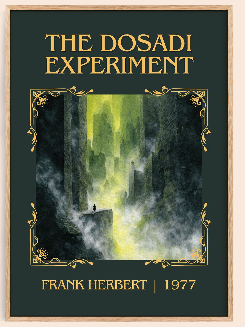 The Dosadi Experiment Classic Book Art Print by Frank Herbert – book poster