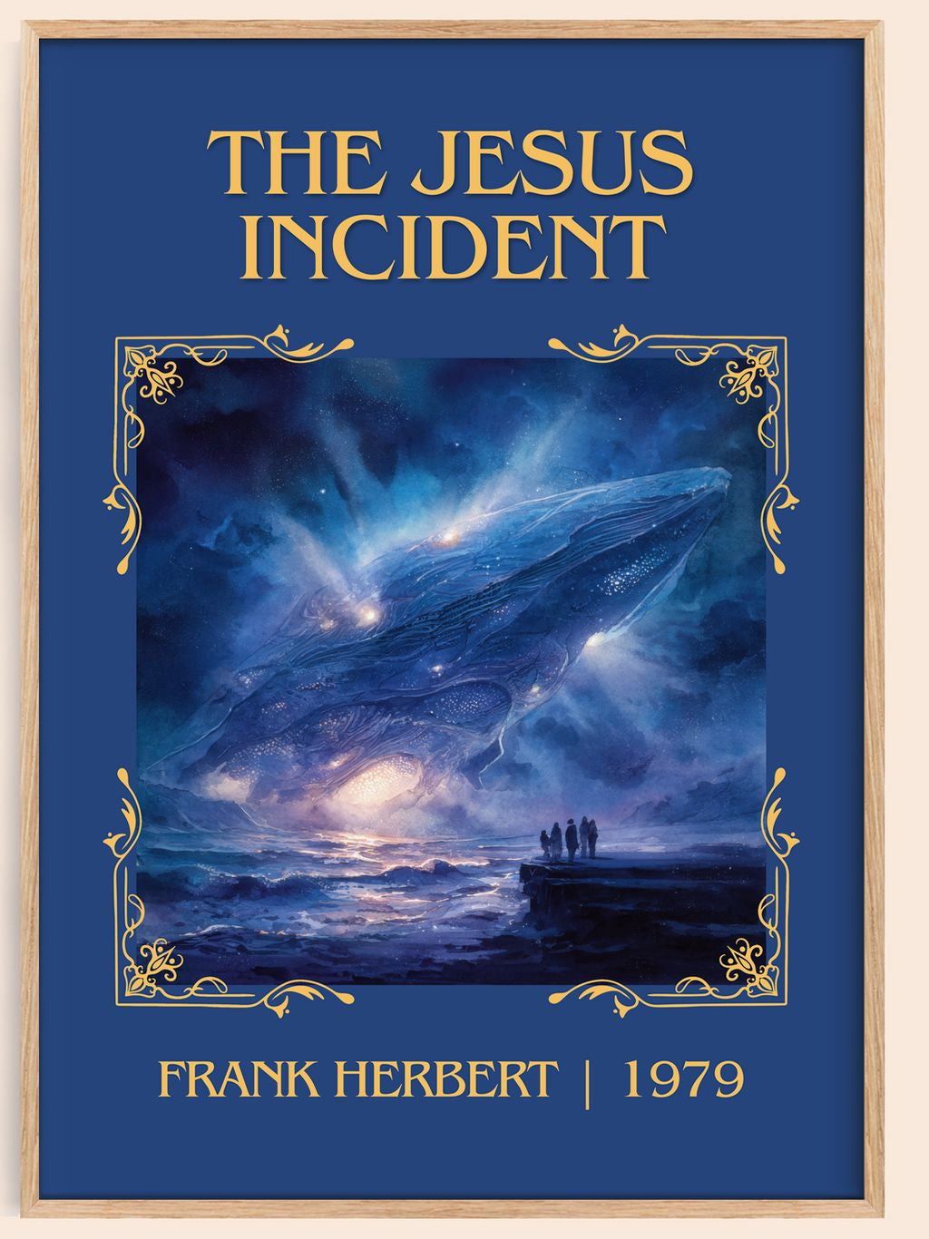 The Jesus Incident Classic Book Art Print by Frank Herbert – book poster
