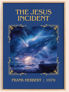 The Jesus Incident Classic Book Art Print by Frank Herbert – book poster