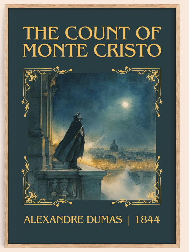 The Count Of Monte Cristo Classic Book Art Print by Alexandre Dumas