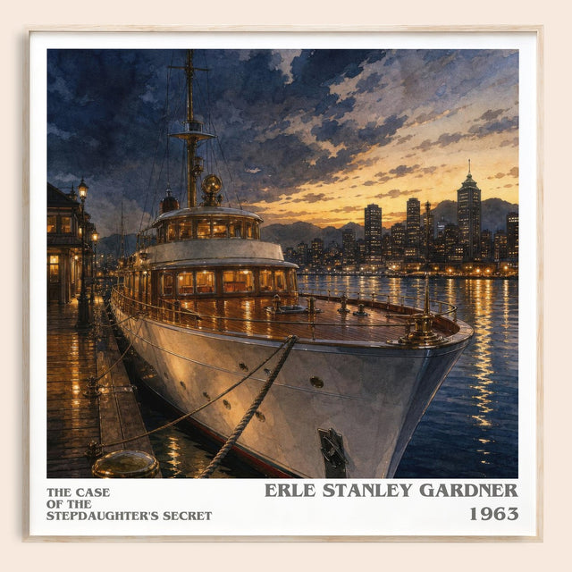 Case Of The Stepdaughter'S Secret Literary Art Print by E. Gardner