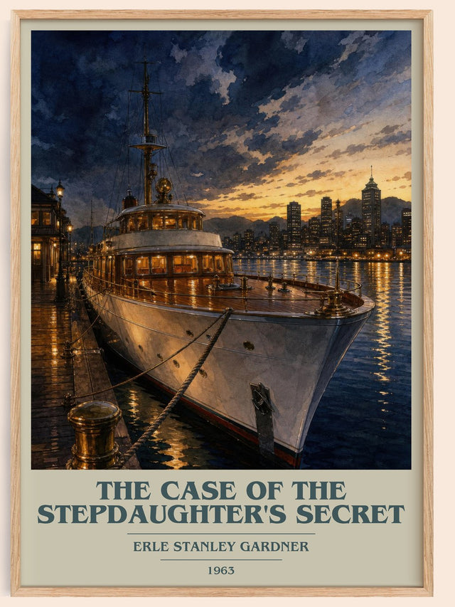 Case Of The Stepdaughter'S Secret Book Cover Poster by E. Gardner