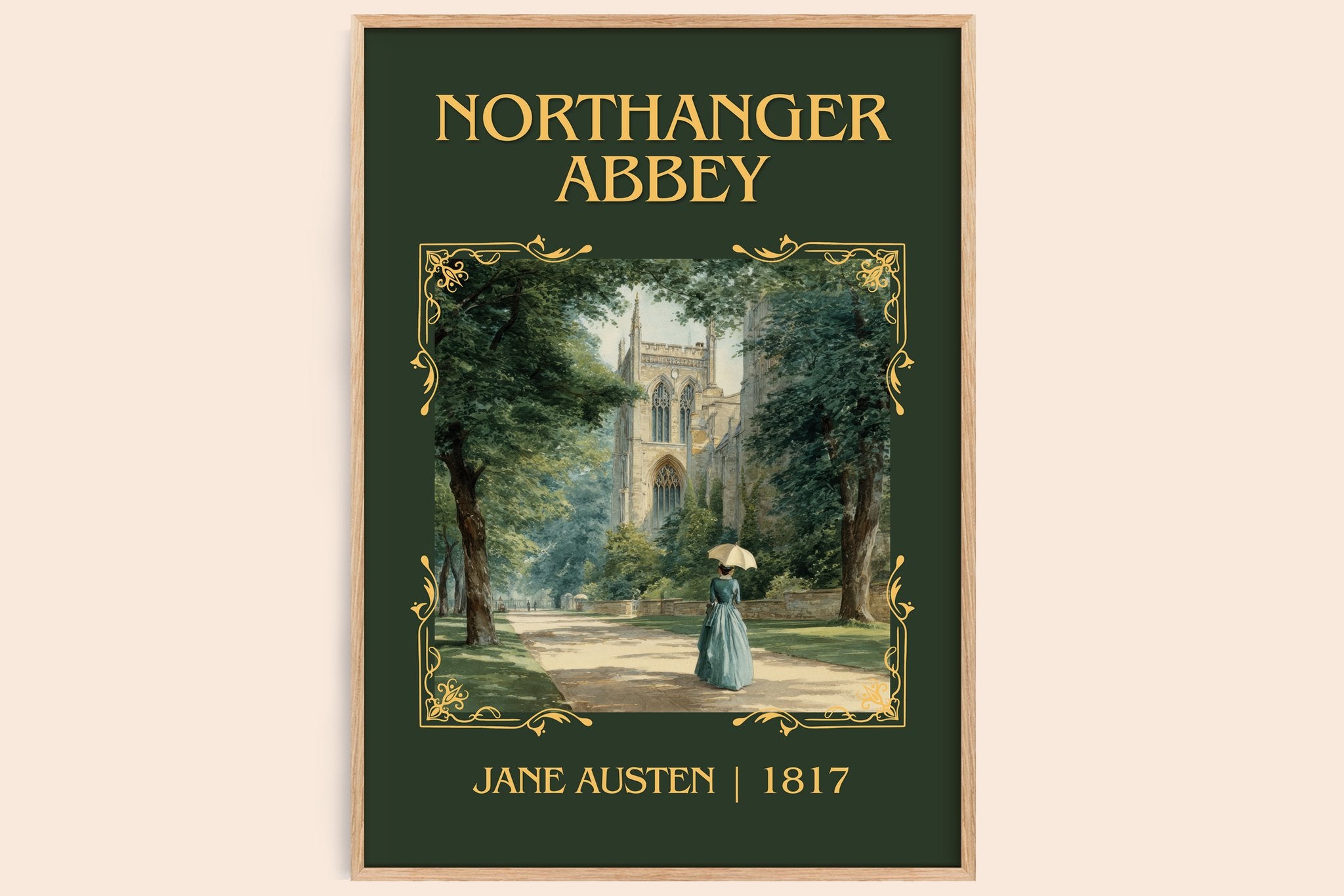 Northanger Abbey Classic Book Art Print by Jane Austen