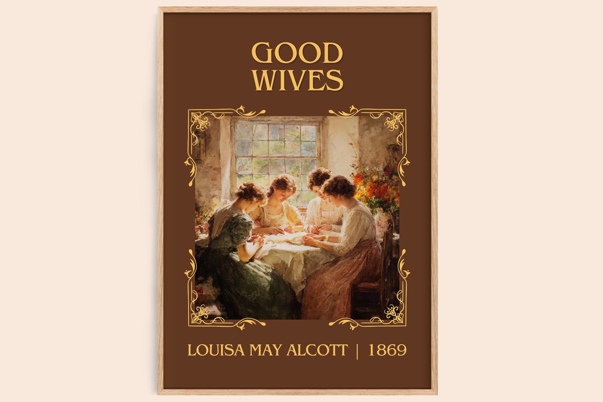 Good Wives Classic Book Art Print by Louisa May Alcott