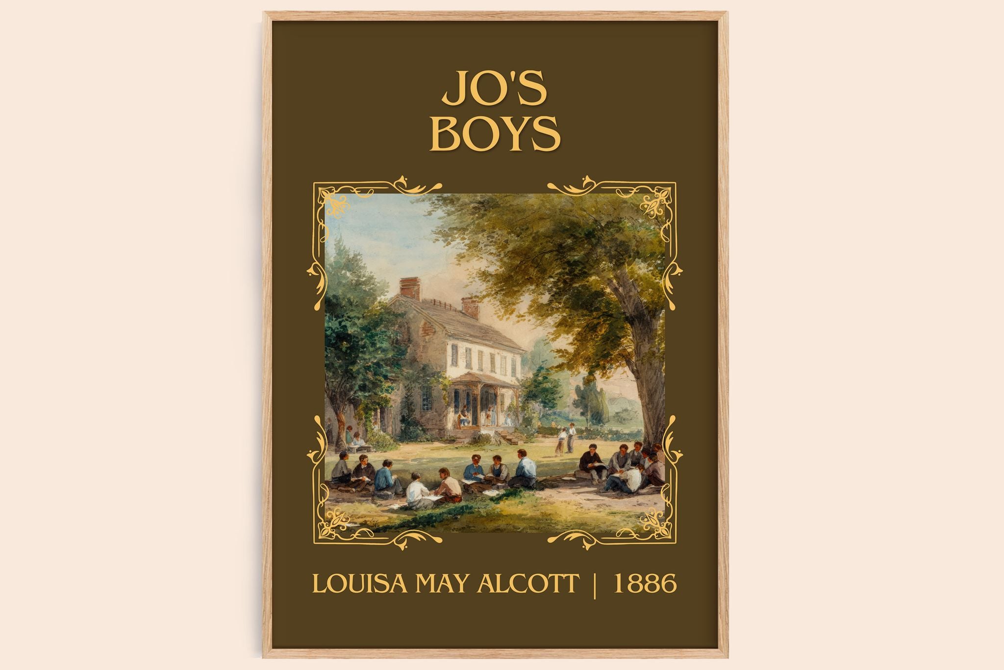 Jo's Boys Classic Book Art Print by Louisa May Alcott
