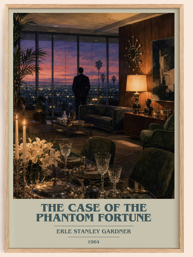Case Of The Phantom Fortune Book Cover Poster by Erle Stanley Gardner