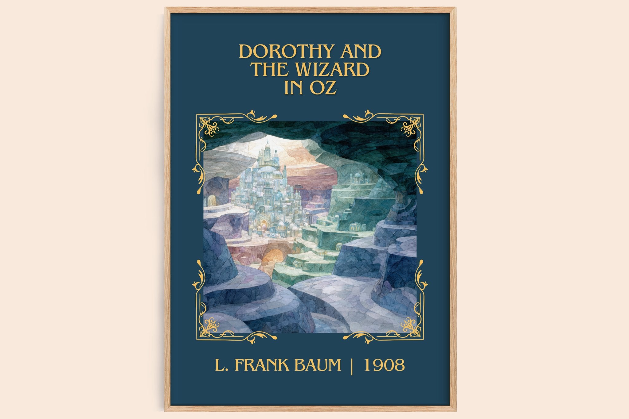Dorothy And The Wizard In Oz Classic Book Art Print by L. Frank Baum
