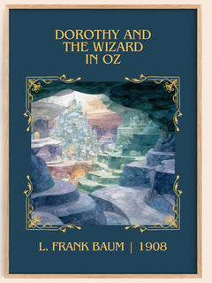 Dorothy And The Wizard In Oz Classic Book Art Print by L. Frank Baum – book poster