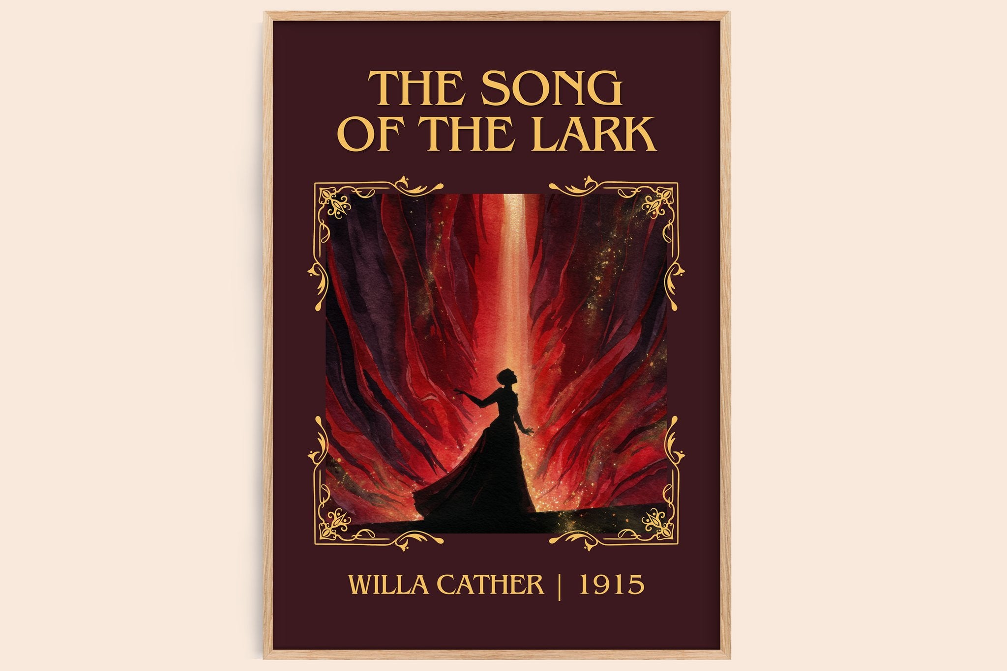 The Song Of The Lark Classic Book Art Print by Willa Cather