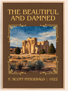 The Beautiful And Damned Classic Book Art Print by F. Scott Fitzgerald – book poster