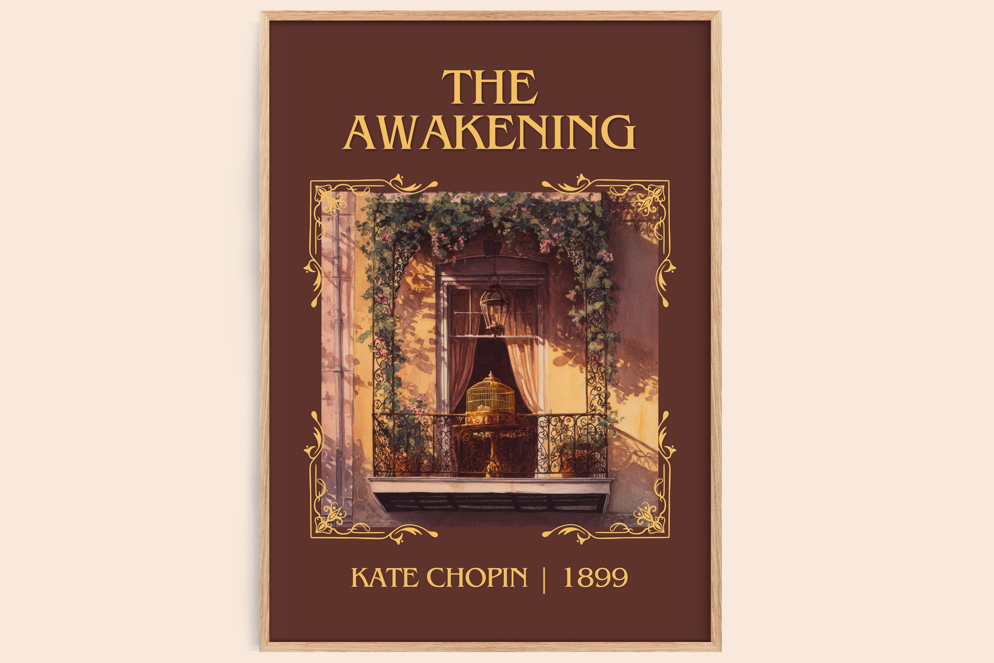 The Awakening Classic Book Art Print by Kate Chopin