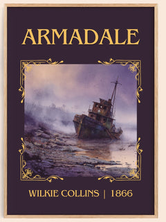 Armadale Classic Book Art Print by Wilkie Collins – book poster