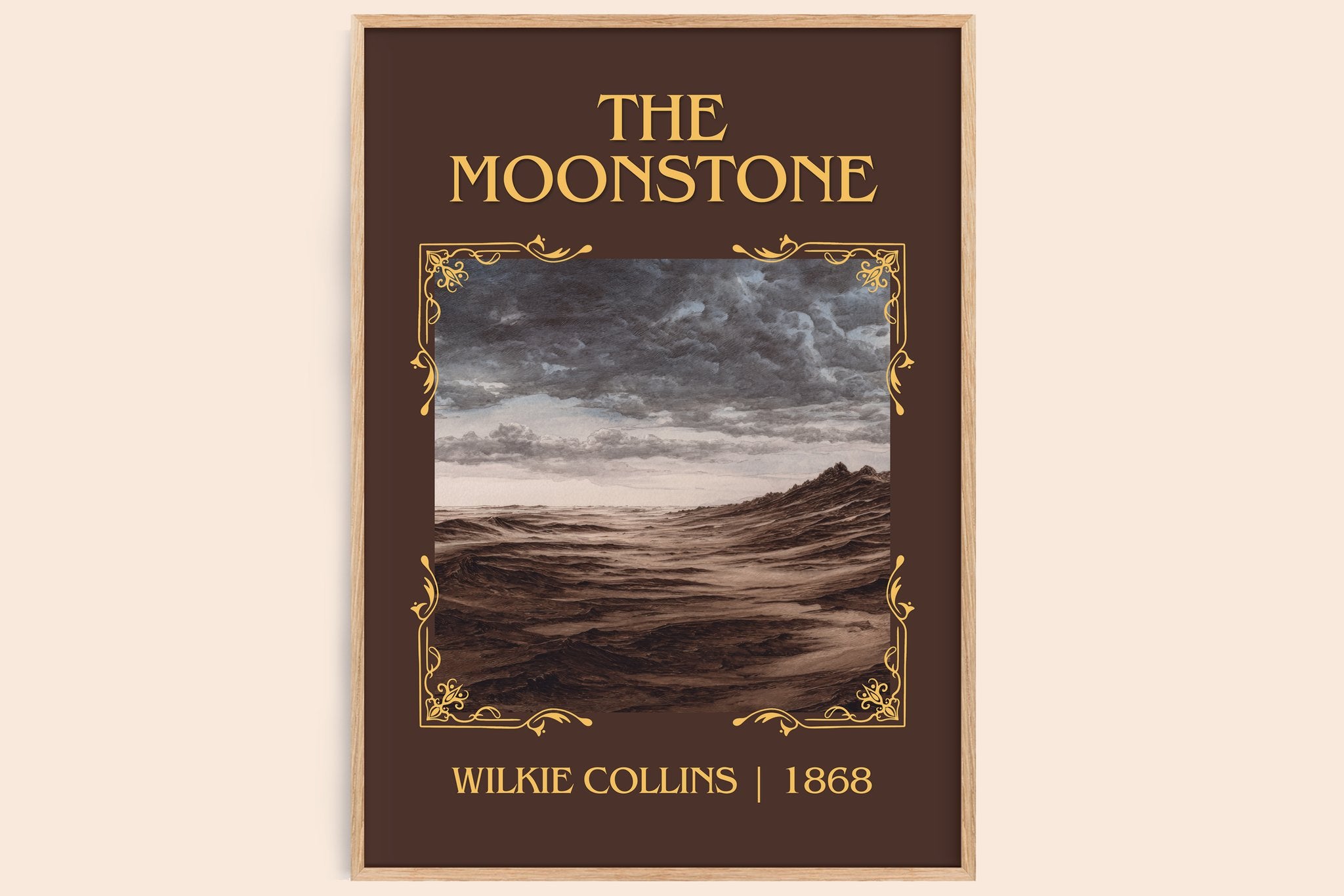 The Moonstone Classic Book Art Print by Wilkie Collins