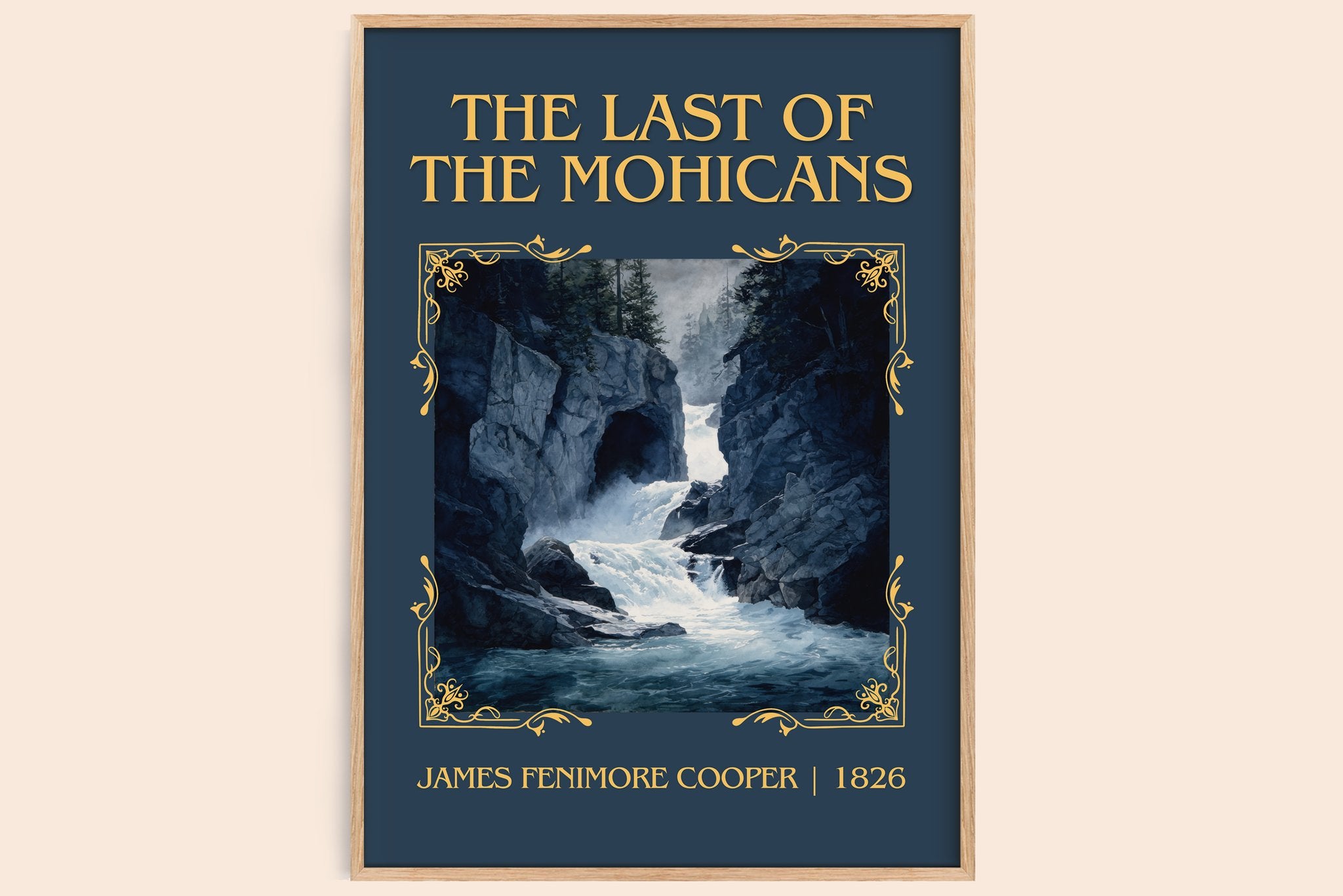 Last Of The Mohicans Classic Book Art Print by James Fenimore Cooper