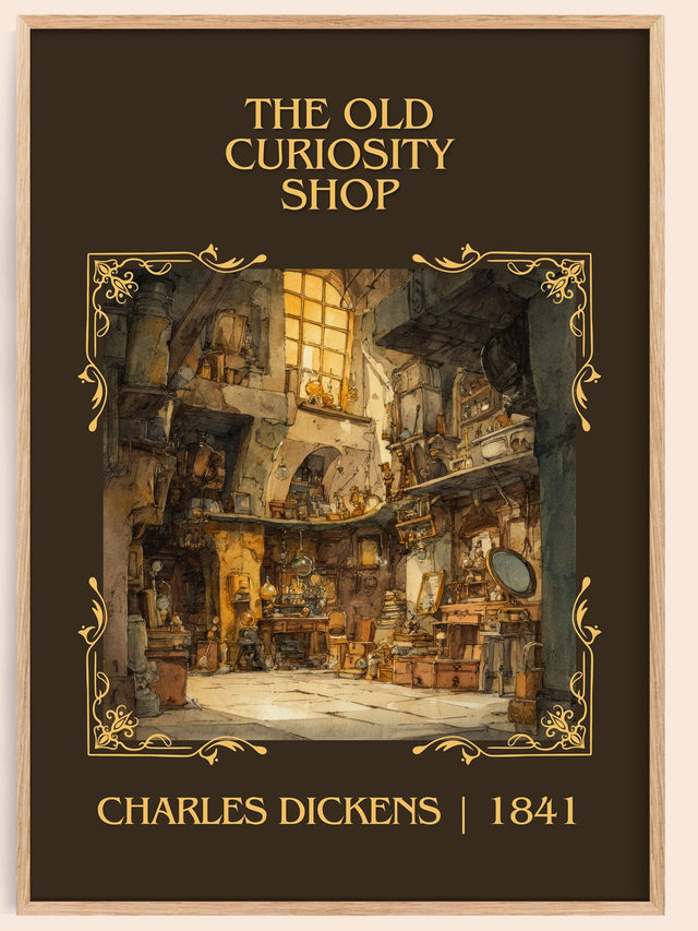 The Old Curiosity Shop Classic Book Art Print by Charles Dickens