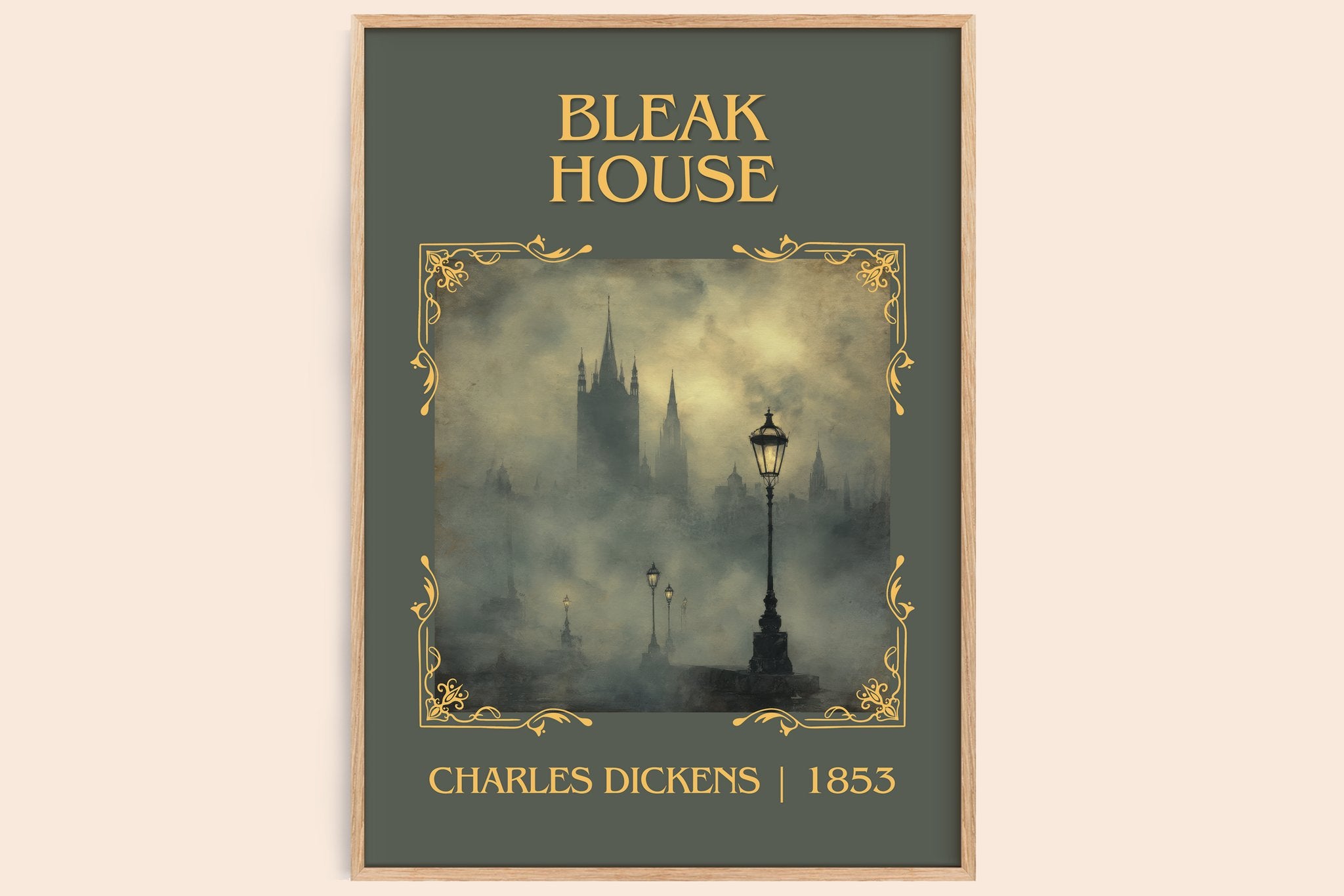 Bleak House Classic Book Art Print by Charles Dickens