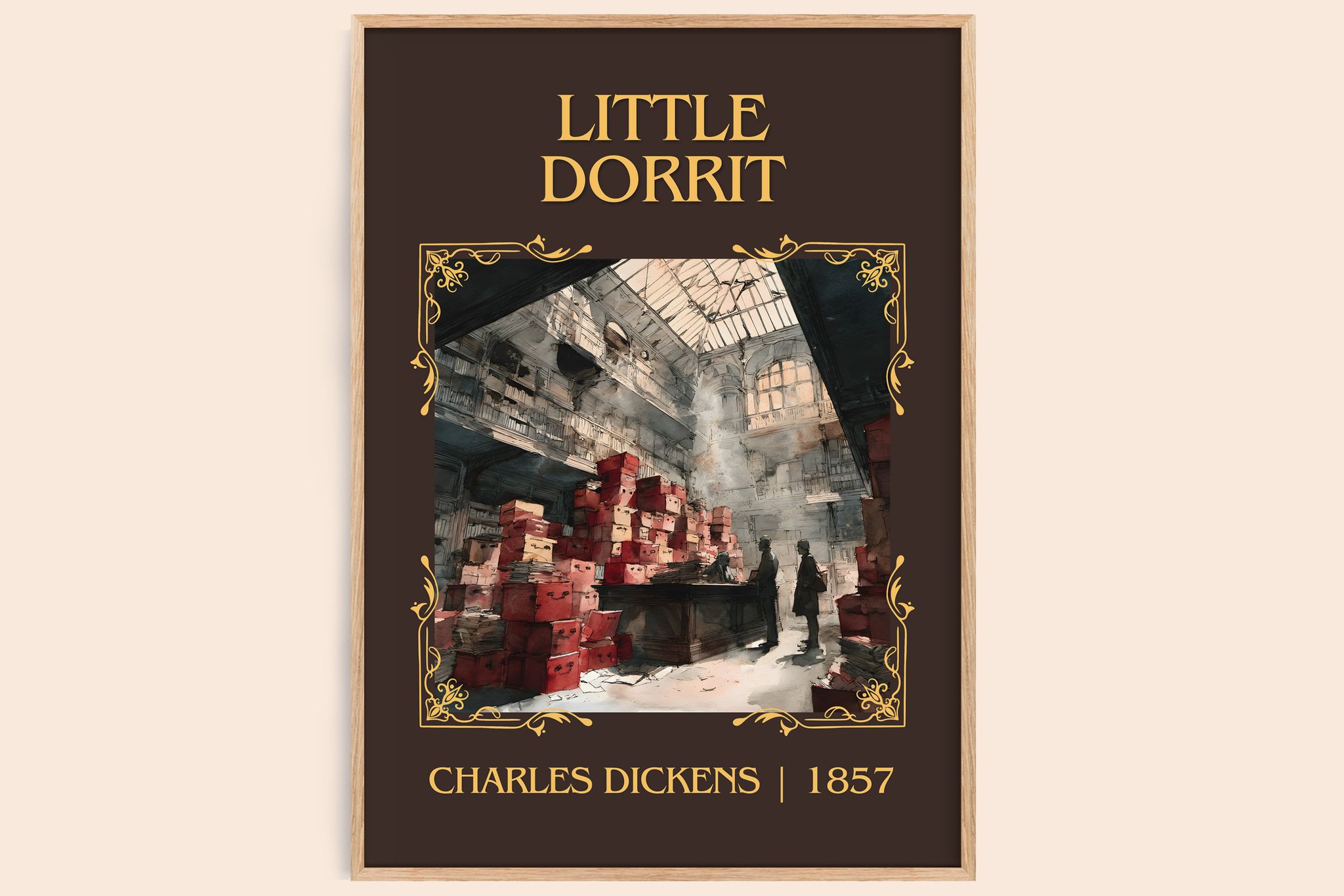 Little Dorrit Classic Book Art Print by Charles Dickens