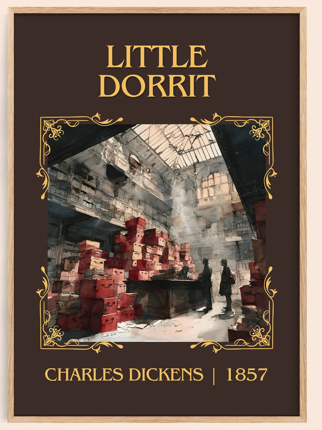 Little Dorrit Classic Book Art Print by Charles Dickens