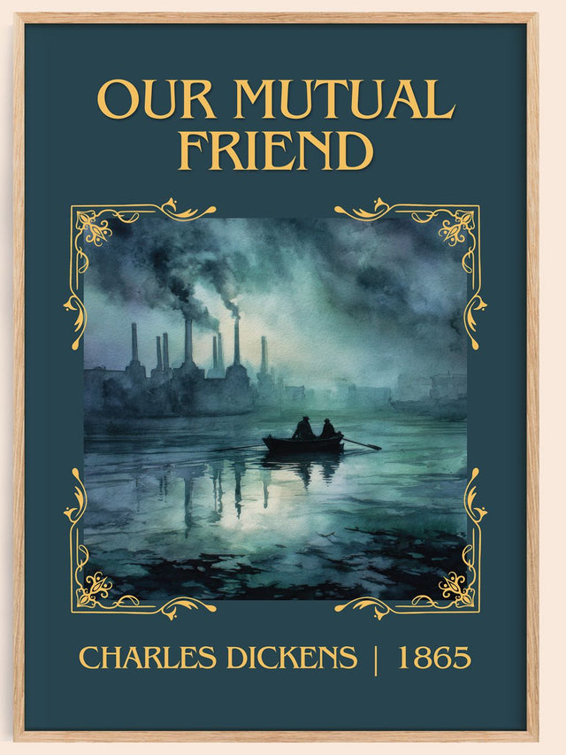 Our Mutual Friend Classic Book Art Print by Charles Dickens