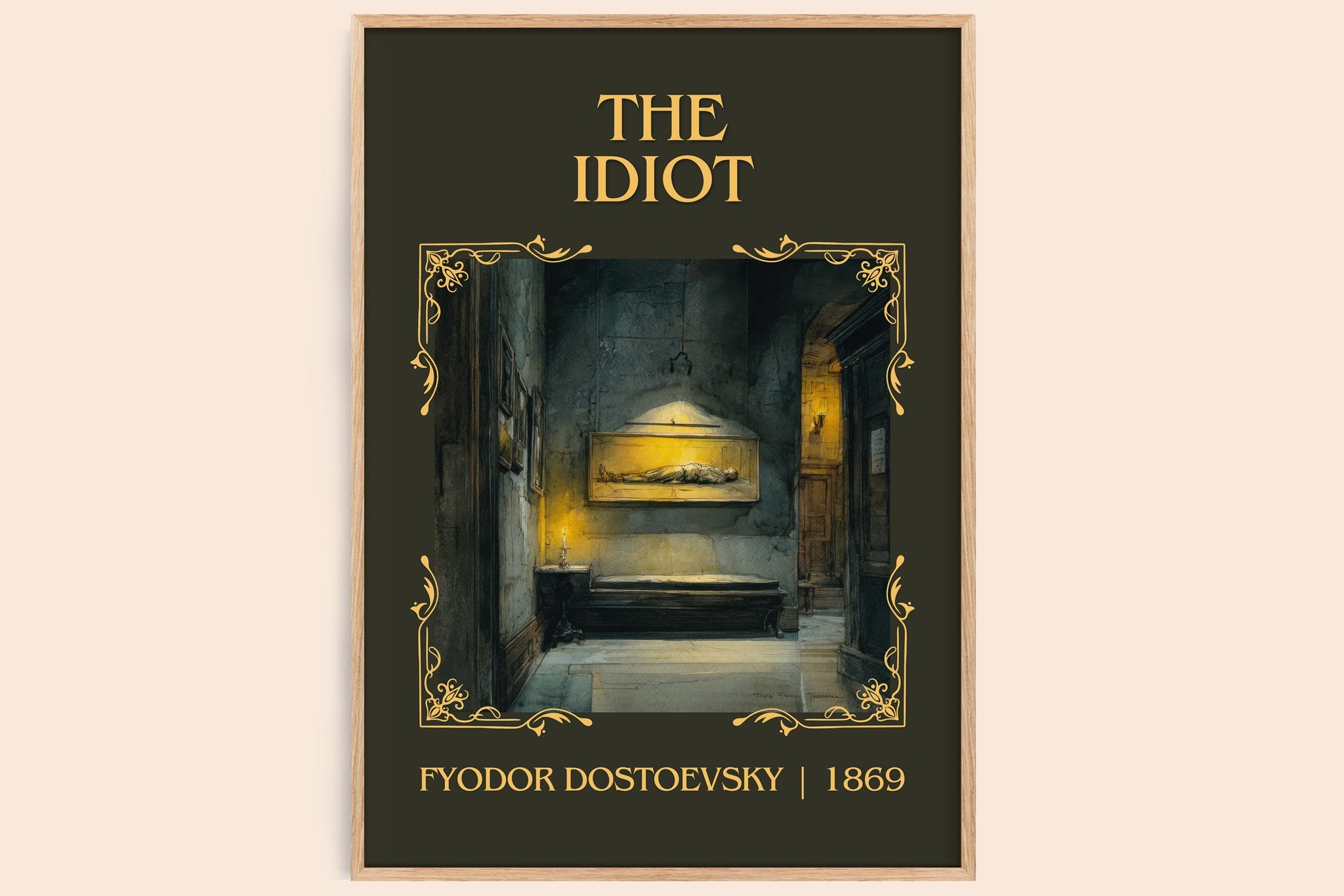 The Idiot Classic Book Art Print by Fyodor Dostoevsky