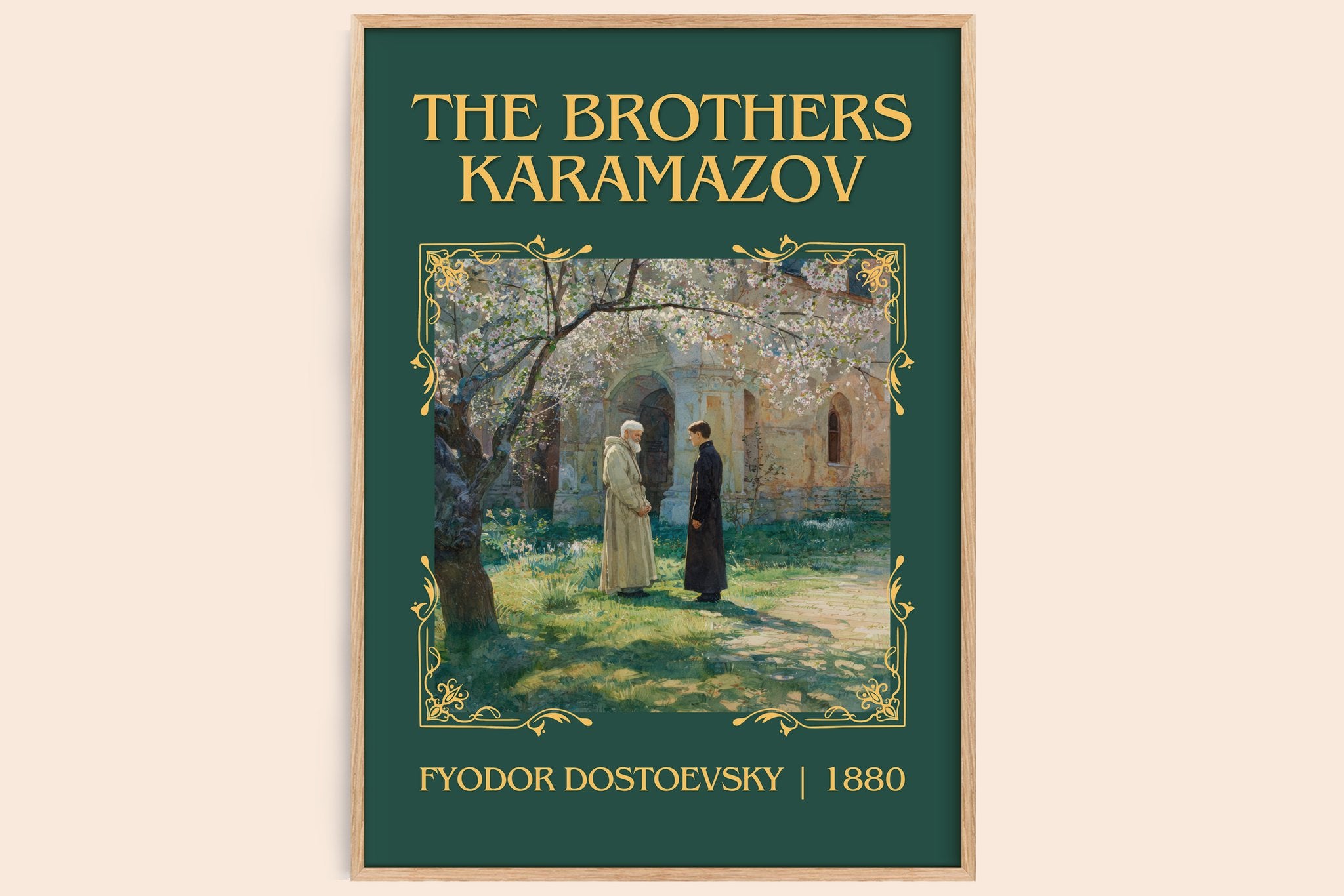 The Brothers Karamazov Classic Book Art Print by Fyodor Dostoevsky