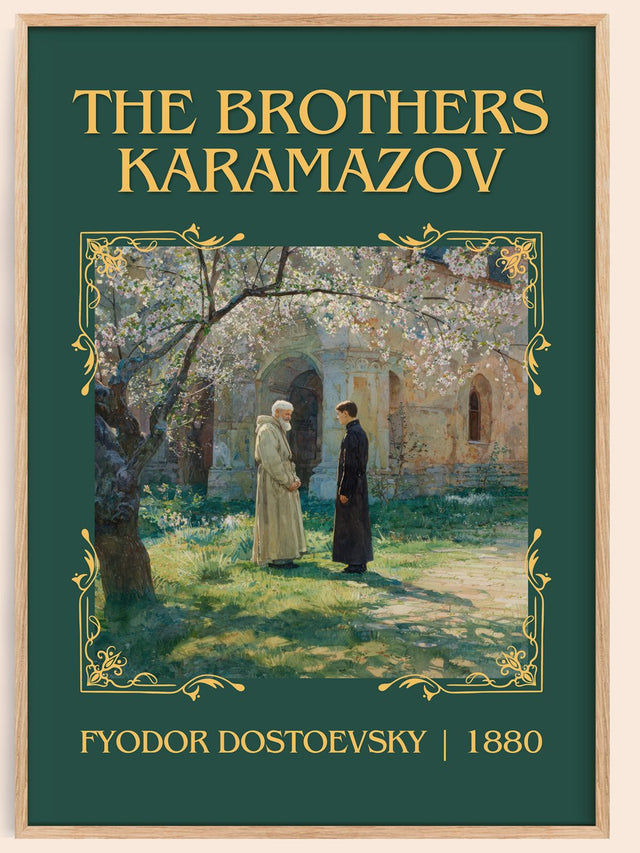 The Brothers Karamazov Classic Book Art Print by Fyodor Dostoevsky
