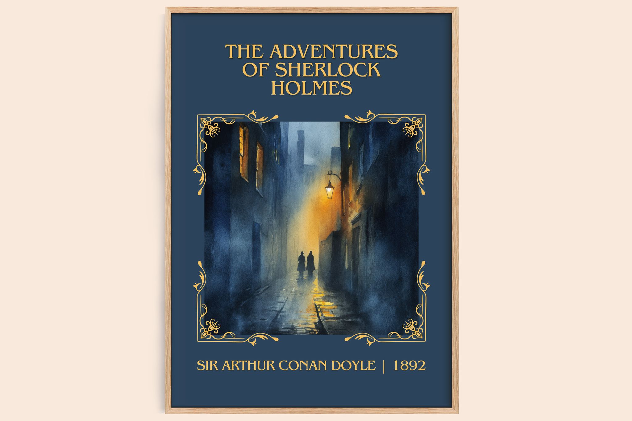 Adventures Of Sherlock Holmes Classic Book Art Print by S. Doyle