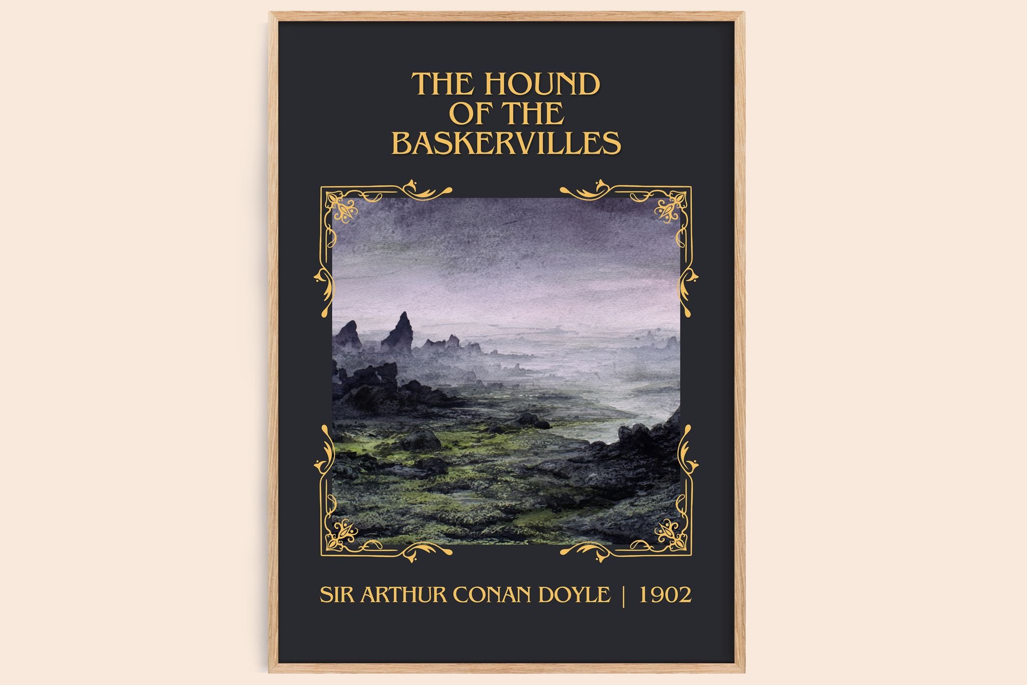 Hound Of The Baskervilles Classic Book Art Print by S. Doyle