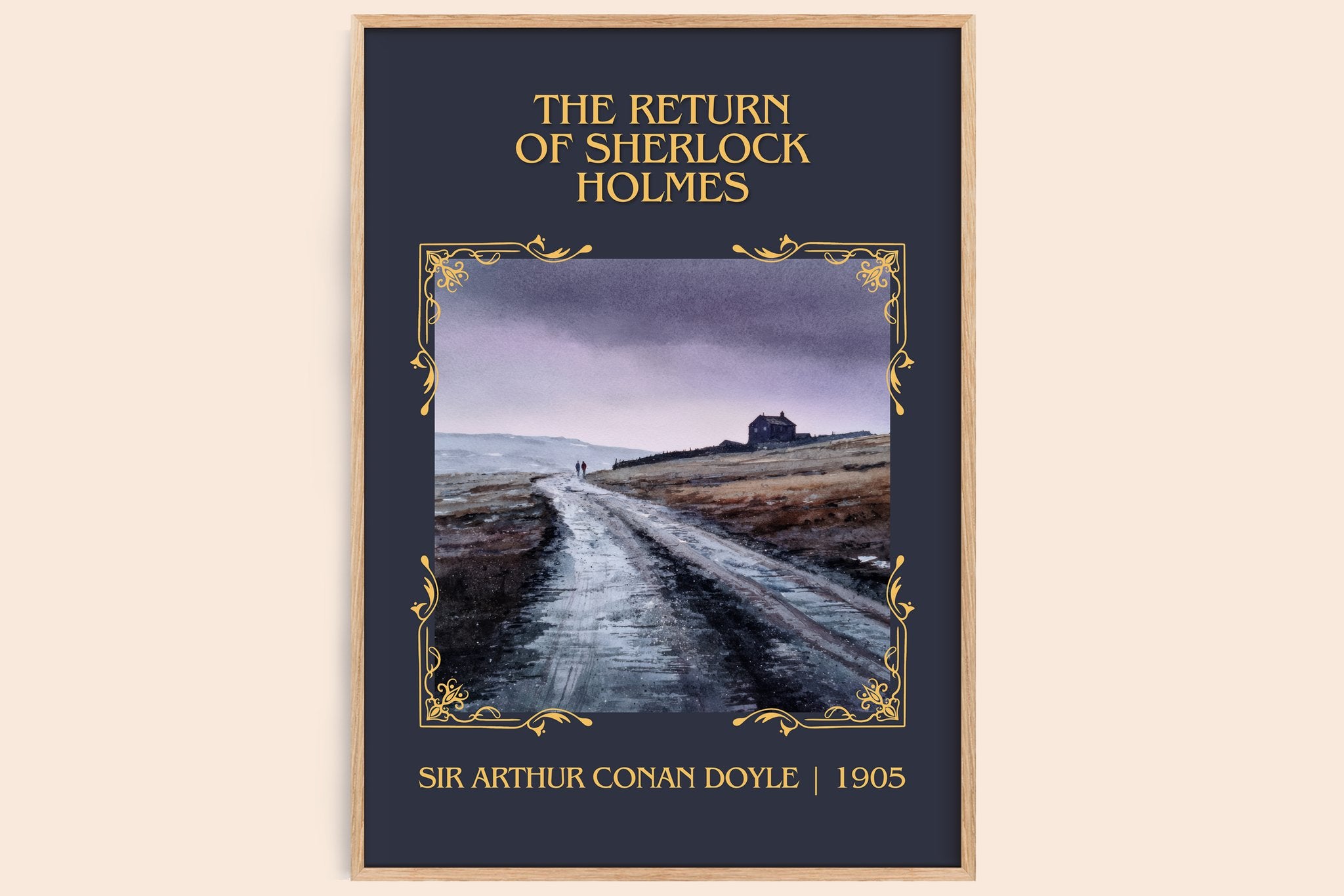 Return Of Sherlock Holmes Classic Book Art Print by S. Doyle