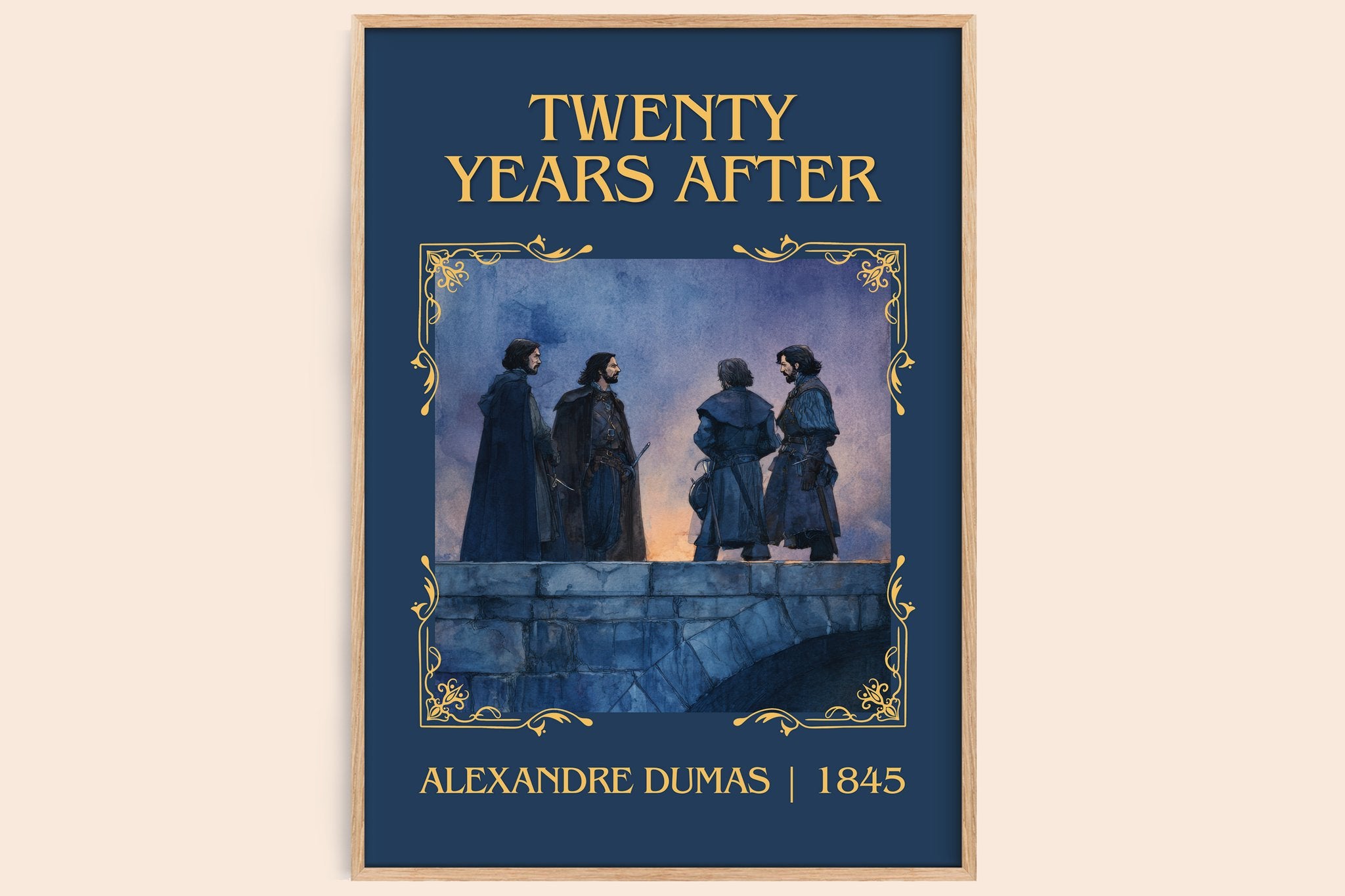Twenty Years After Classic Book Art Print by Alexandre Dumas