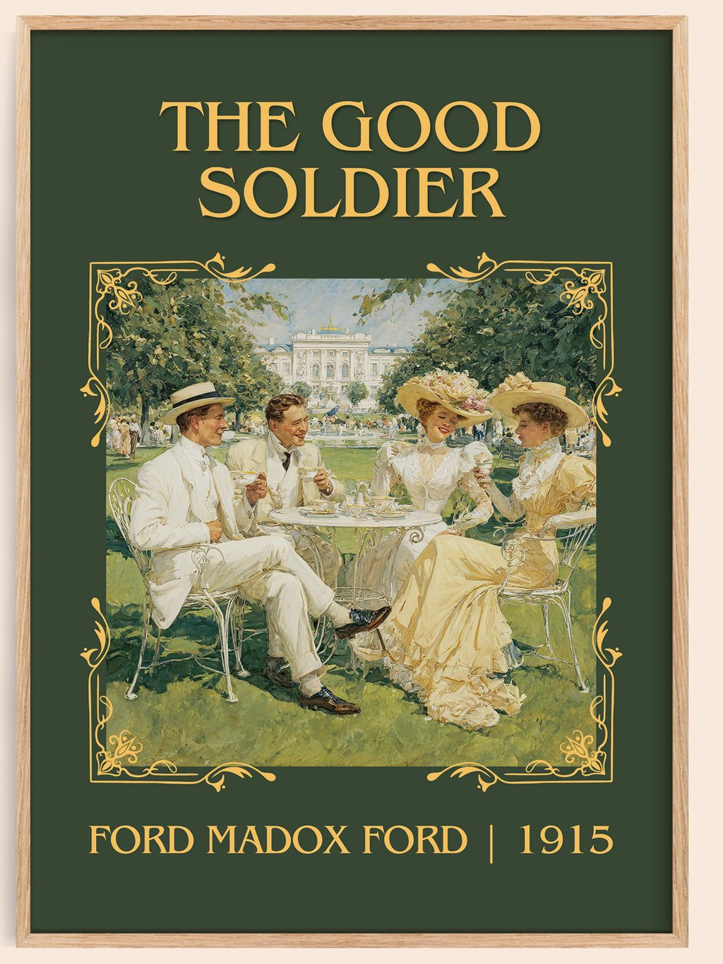 The Good Soldier Classic Book Art Print by Ford Madox Ford – book poster