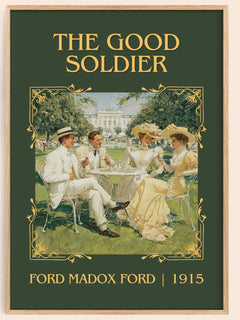 The Good Soldier Classic Book Art Print by Ford Madox Ford – book poster