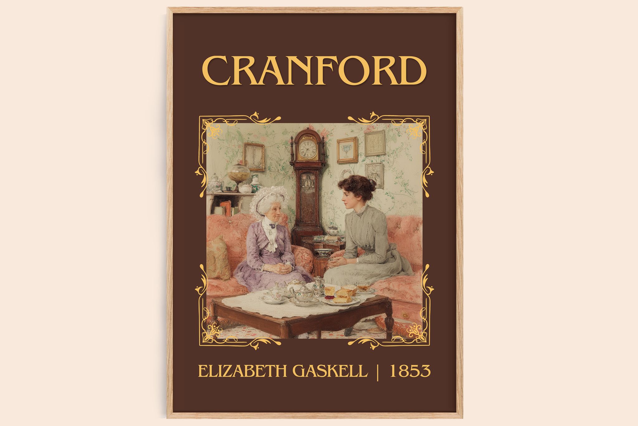 Cranford Classic Book Art Print by Elizabeth Gaskell
