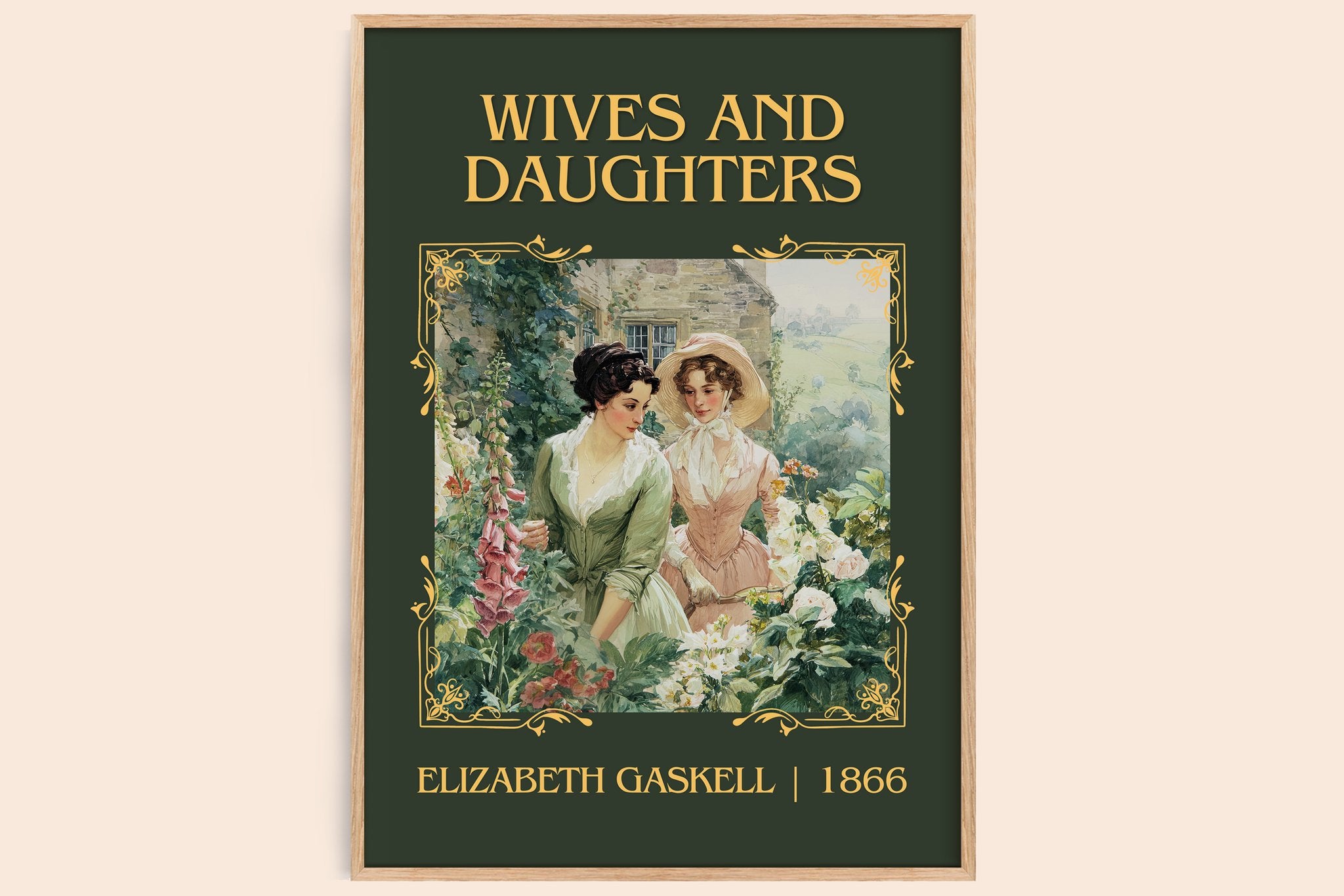 Wives And Daughters Classic Book Art Print by Elizabeth Gaskell