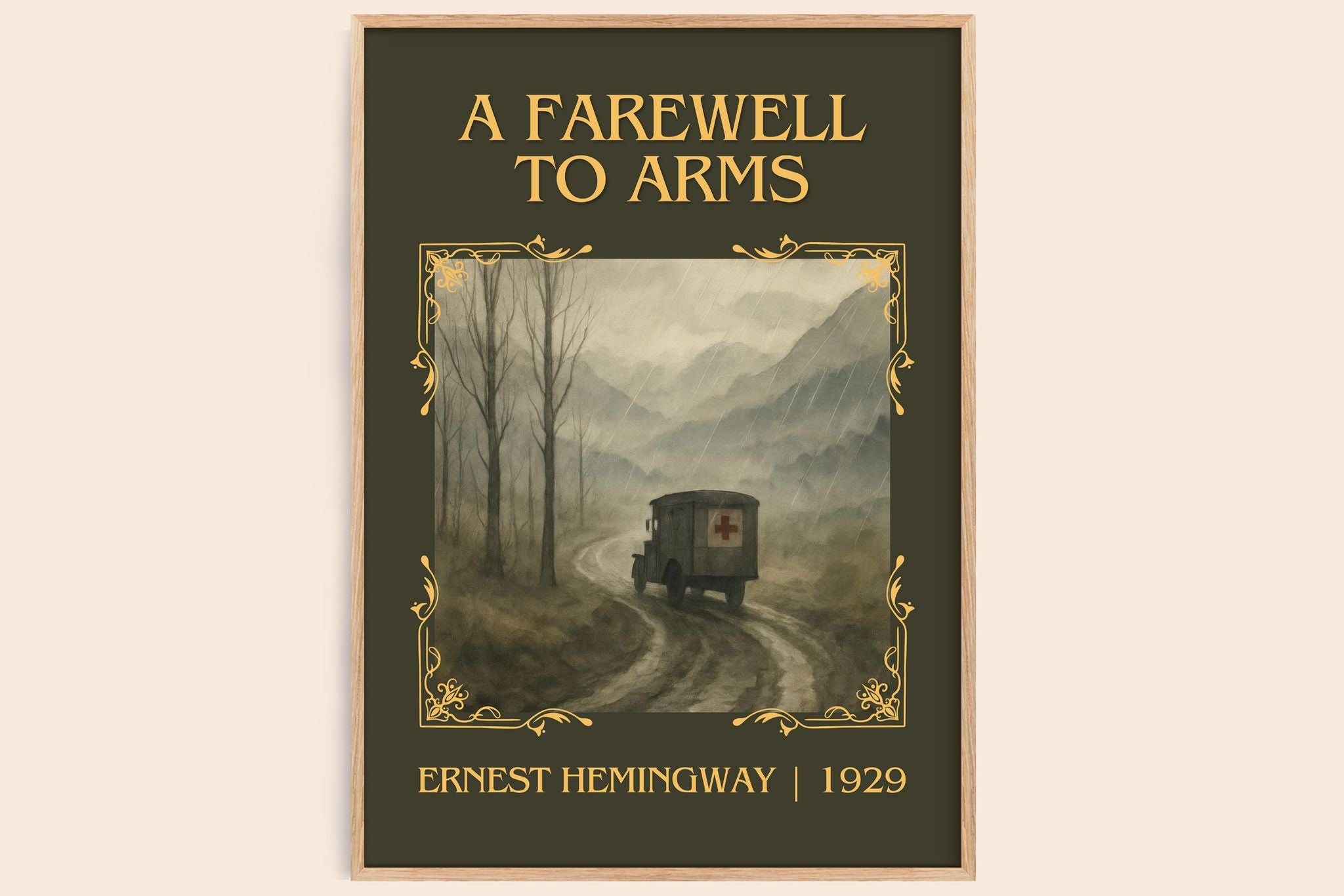 A Farewell To Arms Classic Book Art Print by Ernest Hemingway