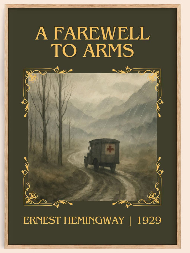 A Farewell To Arms Classic Book Art Print by Ernest Hemingway