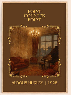 Point Counter Point Classic Book Art Print by Aldous Huxley – book poster