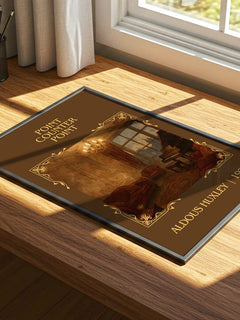 Point Counter Point Classic Book Art Print by Aldous Huxley – print on a sunlit desk