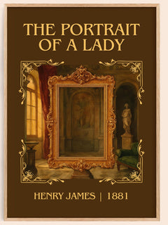 The Portrait Of A Lady Classic Book Art Print by Henry James – book poster