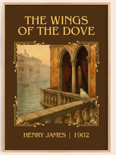 The Wings Of The Dove Classic Book Art Print by Henry James – book poster