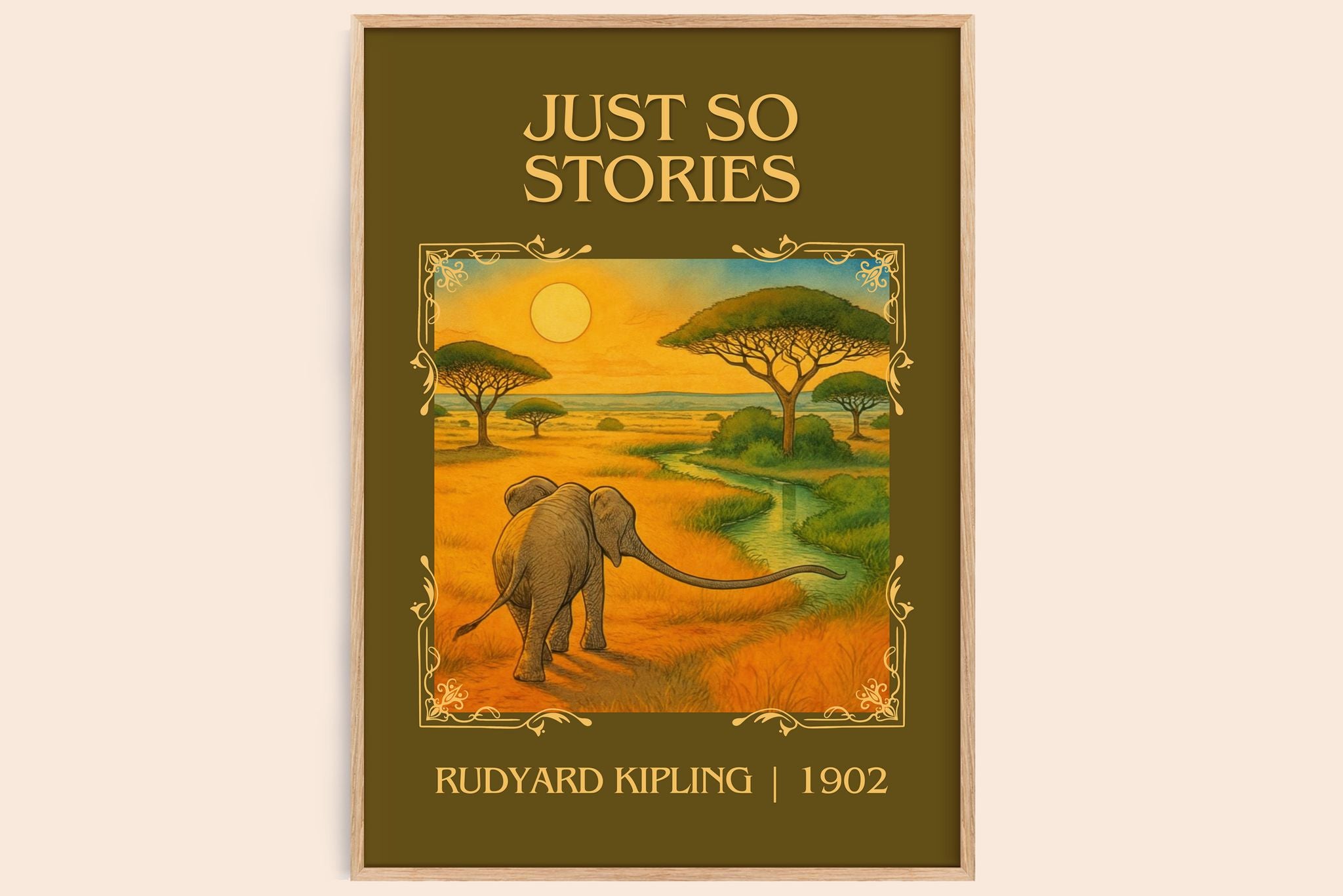 Just So Stories Classic Book Art Print by Rudyard Kipling