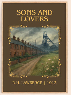 Sons And Lovers Classic Book Art Print by D.H. Lawrence – book poster