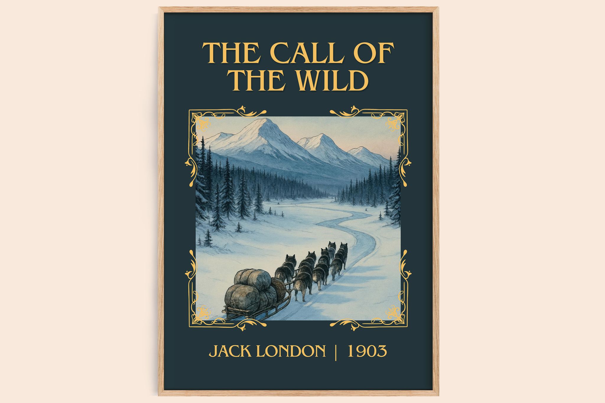 The Call Of The Wild Classic Book Art Print by Jack London