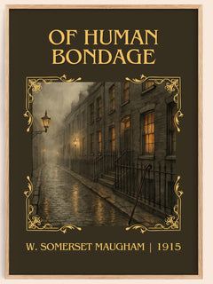 Of Human Bondage Classic Book Art Print by W. Somerset Maugham – book poster
