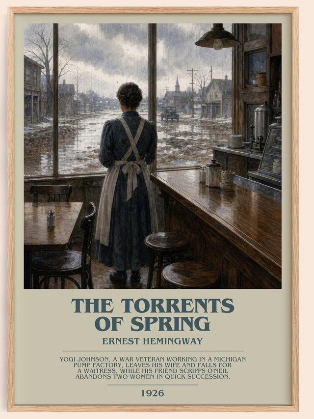 The Torrents Of Spring Bookish Wall Art by Ernest Hemingway
