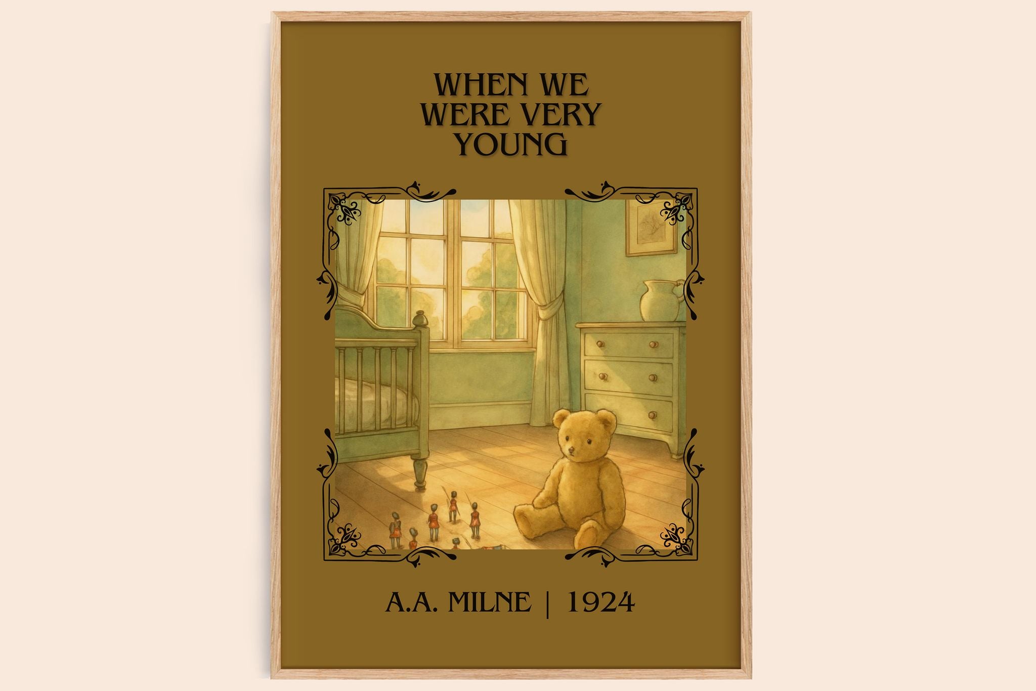 When We Were Very Young Classic Book Art Print by A.A. Milne