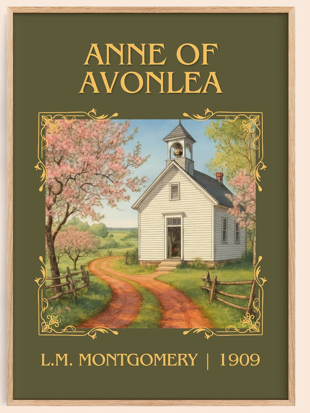 Anne Of Avonlea Classic Book Art Print by L.M. Montgomery