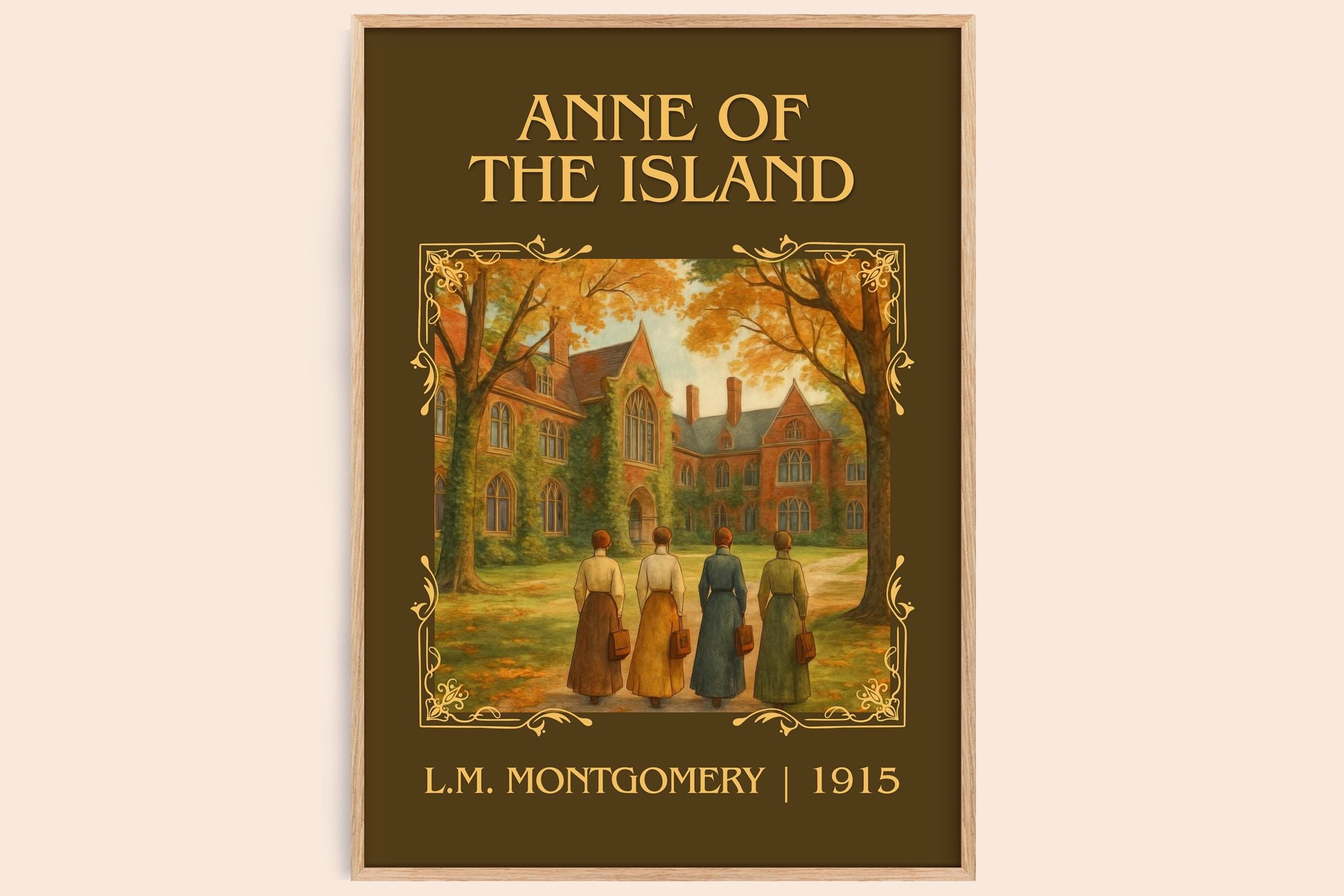 Anne Of The Island Classic Book Art Print by L.M. Montgomery